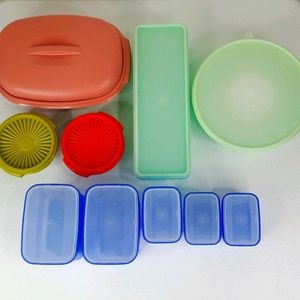 Tupperware Lot Of 10 All In Good Condition